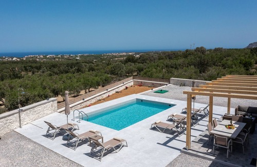 Viranepiskopi Villa | Meli & Gio 2 villa,private pool, near tavern,Rethymno