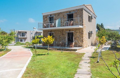 Arillas Apartment | 'Mirage Arillas Studio Type B12' with Sea View, Shared Pool & Wi-Fi
