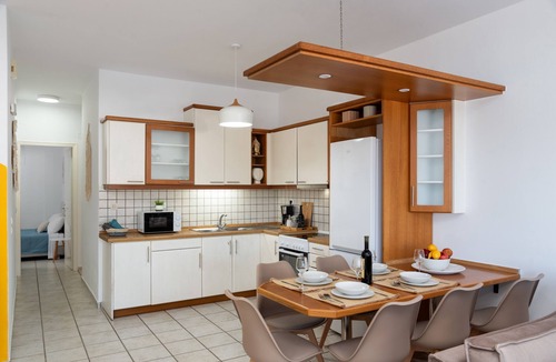 Ammoudara Apartment | One step from the beach with breathtaking sea view and free parking