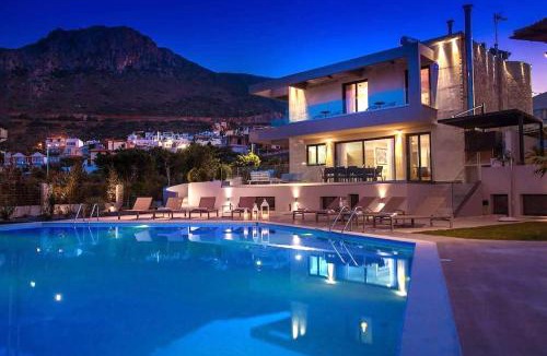Piskopiano Villa | Orama Luxury Villa 4 Bedrooms with Private Pool
