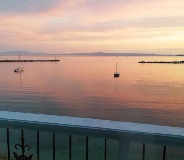 Loutraki Apartment | Panoramic Sea View Villa Evmenia and Harbourside Sea front apartments