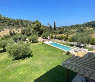 Kassandra Villa | Paralia Homes cheerful 2 bedroom with pool, unit #1