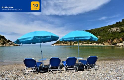 Poros Villa | Private Beachfront House Irene Mare, Serene Views