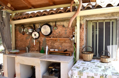 Marathopoli Cottage | Private Eco Tent in Skiaxtro Cocoon Retreat