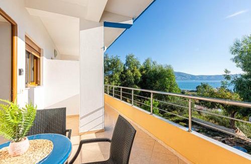 Radhime Apartment | Radhima Panoramic Sea View Studio Apt 6 - Kitchen, Parking & Balcony