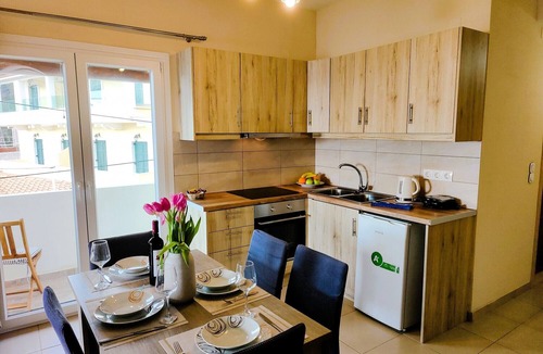 Kalami Apartment | Relaxing Two-Bedroom Sea View Apartment in Kalami | Pool & Balcony