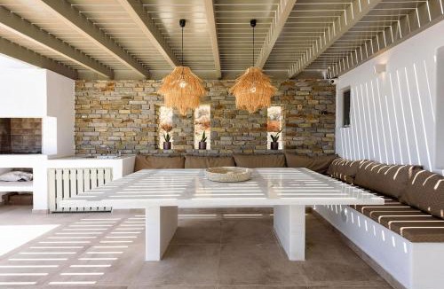 Piso Livadi Villa | Rising Moon Villa with Sea View & Mini Pool near Naousa