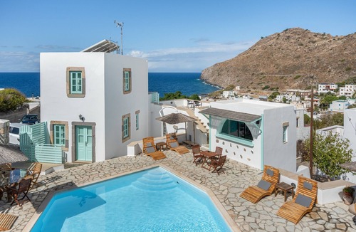 Skala Apartment | Room 'Double Sea View No 1' with Sea View, Wi-Fi and Air Conditioning
