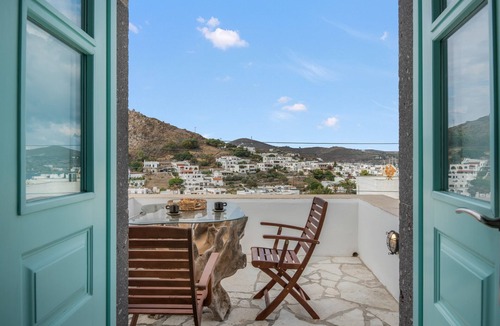 Skala Apartment | Room 'Double Sea View No 3' with Sea View, Wi-Fi and Air Conditioning