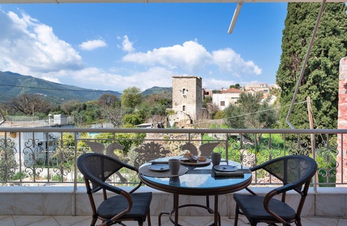 Skoutari Apartment | Room 'Standard 4' with Private Terrace, Wi-Fi and Air Conditioning
