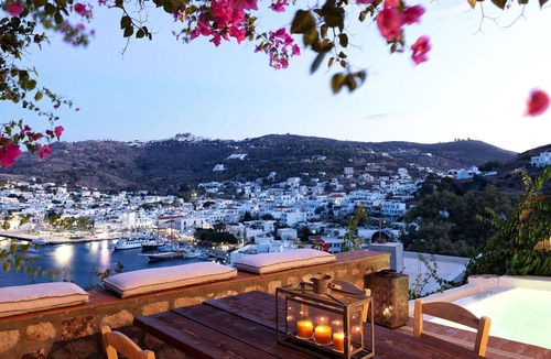 Skala Apartment | Sea-View House Private Pool & Hammam