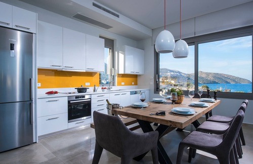 Agios Nikolaos Town Villa | Seafront Luxury in Crete With Private Pool & Sauna