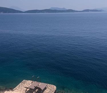 Evgiros Villa | Seafront Marine Villa with private sea access - Iris Villas Lefkada