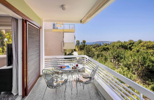 Vouliagmeni Apartment | Seaside Secret Sea View Two Bedroom Apartment by BluPine