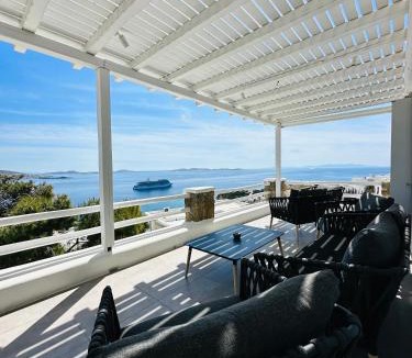Agios Stefanos Apartment | Seaview & Jacuzzi Villa Sea View