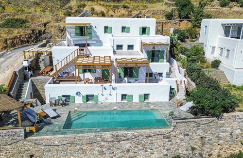 Lefkes Villa | Serene Paradise with Breathtaking Aegean Views