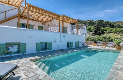 Lefkes Villa | Serene Paradise with Breathtaking Aegean Views
