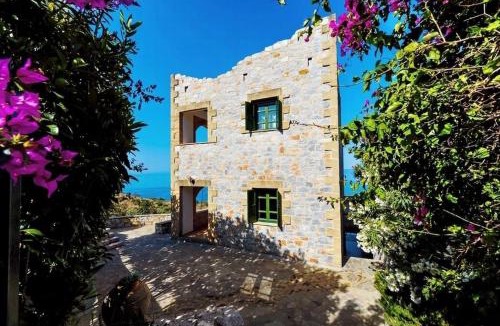 Lefktron Villa | SOFIA, Luxury Stone Villa in Stoupa with Private Pool, BBQ and Amazing Sea View