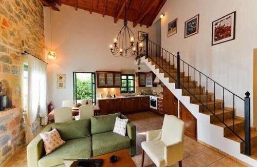 Lefktron Villa | SOFIA, Luxury Stone Villa in Stoupa with Private Pool, BBQ and Amazing Sea View