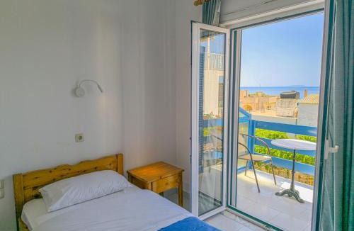 Sougia Apartment | Sougia Afrodite Rooms 3 with balcony