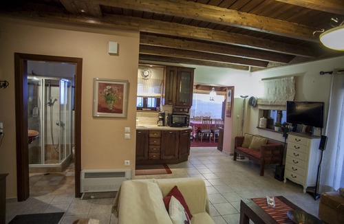 Arachova Condo | Spacious stone built home with spectacular mountain views