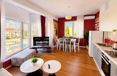 Tirana Apartment | Spacious & Stylish 2-Bedroom Apartment with New Bazaar & City Views