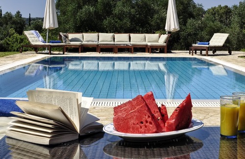 Corfu Town Villa | Stone Rose Villa Charming, farmhouse with pool