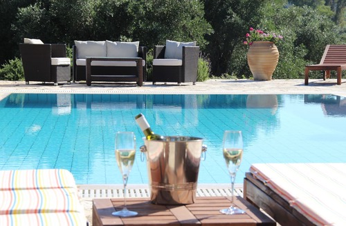 Corfu Town Villa | Stone Rose Villa Charming, farmhouse with pool