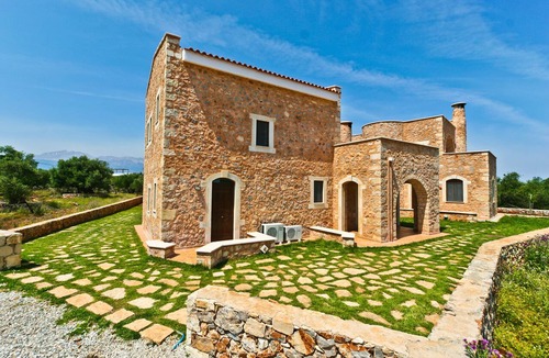 Apokoronas Villa | Stone villa common pool