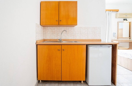 Faliraki Apartment | Studio Apartment 'Sotirakis Economy Room 35' with Mountain View and Air Conditioning