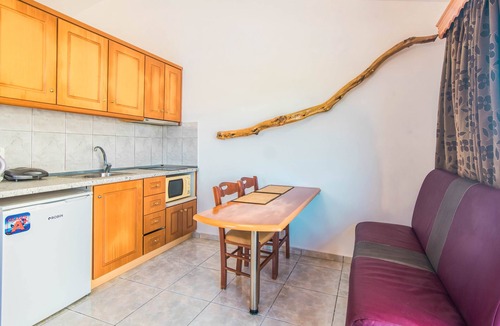 Arillas Apartment | Studio 'Mirage Arillas Studio Type A5' next to Beach with Balcony, Shared Pool & Wi-Fi