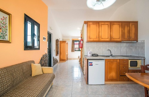 Arillas Apartment | Studio 'Mirage Arillas Studio Type A5' next to Beach with Balcony, Shared Pool & Wi-Fi
