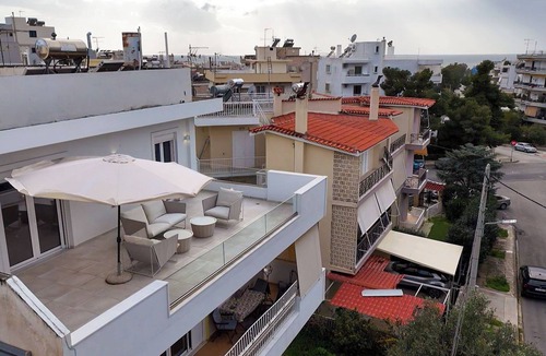 Voula Apartment | Sunlit Retreat near Voula Center