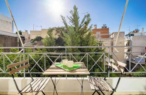 Attiki Apartment | Sunny Apartment Steps from Sepolia Metro