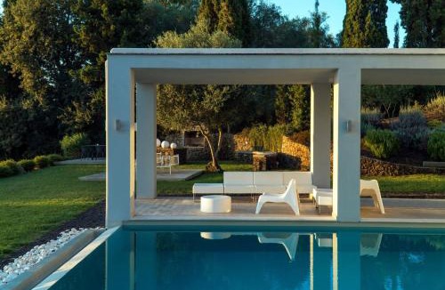 Agios Markos Villa | Super Luxury Corfu Villa Villa Eve Private Pool Sea View 4 Bdr Kastania