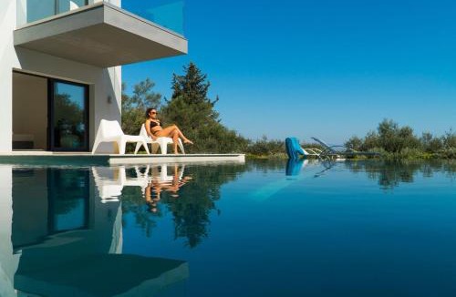 Agios Markos Villa | Super Luxury Corfu Villa Villa Eve Private Pool Sea View 4 Bdr Kastania