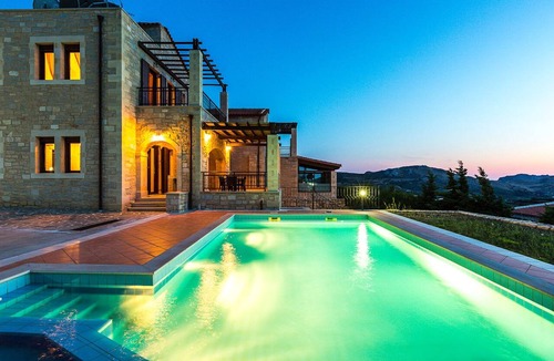 Lefkogeia Villa | Thalia, Traditional Stone Villa, Intimate Spaces & Private Pool, Family Friendly