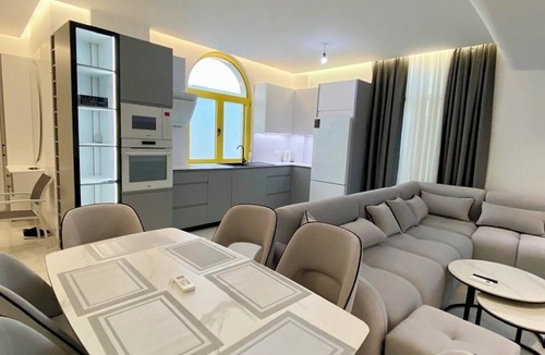 Dhermi Apartment | The Penthouse Santorini Residence Drymadhes Dhermi with Private Jacuzzi