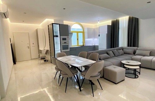 Dhermi Apartment | The Penthouse Santorini Residence Drymadhes Dhermi with Private Jacuzzi