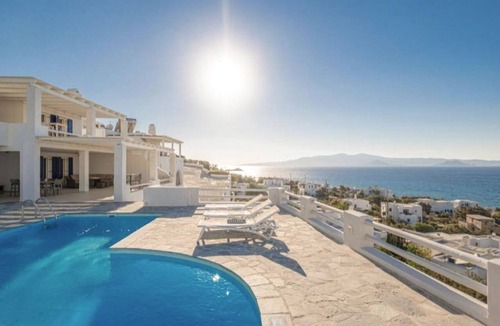 Maragas Villa | Therys Maisonette, Divine Sea Views, Furnished Terrace, Semi Private Pool,.