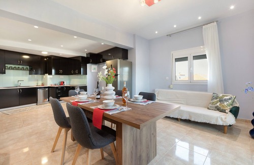 Perivolia Apartment | Three-Bedroom Apartment with Balcony, Hot Tub, Wi-Fi, and Air Conditioning