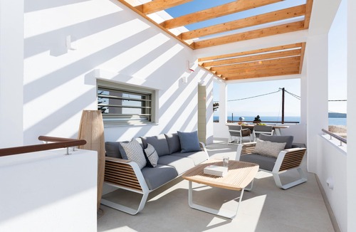 Drios Apartment | Triotissa w/t balcony sea view