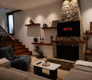 Kruje Villa | TS Villa-Mountain Views, Fireplace & Rustic Luxury