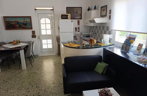 Fournes Apartment | Veranda with Endless View among Orange Trees