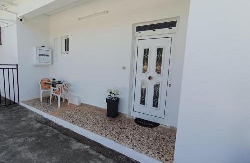 Fournes Apartment | Veranda with Endless View among Orange Trees