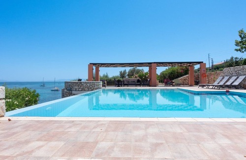 Skala Villa | Villa 4, Brio Complex | Star Seafront Villa, Infinity Pool & Jetty | Sleeps 8-10