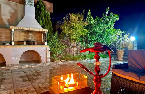 Gortyna Villa | Villa Asterousia with Private Night Spa, BBQ & Lounge
