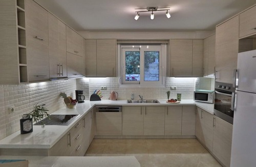 Adelianos Kampos House | Villa Canella, Modern villa with private pool, 5 minutes from the beach