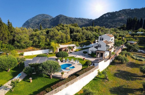 Dafnata Villa | Villa Claire Corfu - 10-Acre Private Pool Villa with Guesthouse