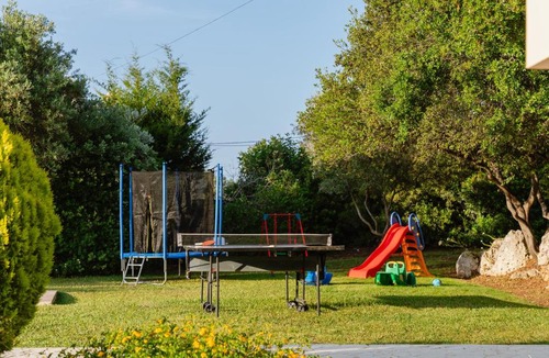 Atsipópoulon Villa | Villa Danna - Private Pool, Playground & Sea Views